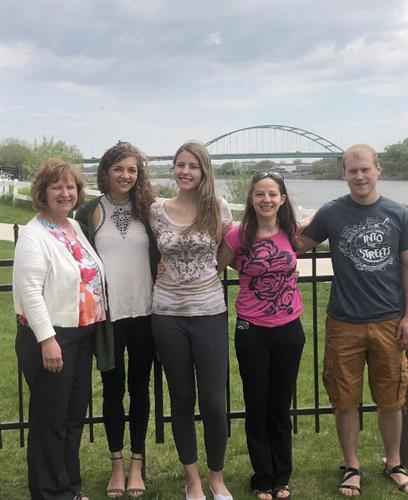 Saying Goodbyes to great Interns - Morningside College!