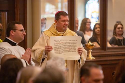 Bishop Keehner at his ordination