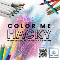 Color Me Hacky: Adult Coloring Program at SSCPL