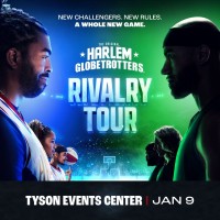 HARLEM GLOBETROTTERS: RIVALRY TOUR COMING TO THE TYSON EVENTS CENTER