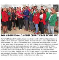 Ronald McDonald House Charities Ribbon Cutting ~ More Room, More Love Expansion Project 