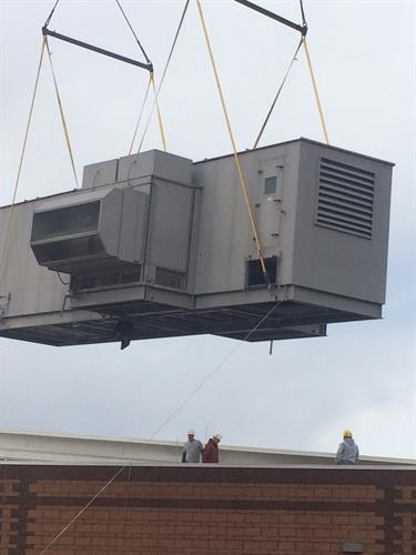 Heating/Cooling Rooftop Unit at BLM