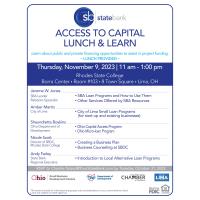 Access to Capital Lunch and Learn 9/5/24