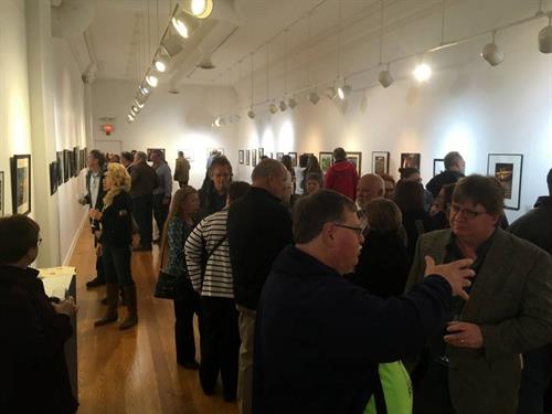 Great opening receptions - 7 great exhibits during the year Great opening receptions - 7 great exhibits during the year