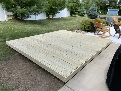 completed 12 x 13 deck