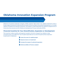 Oklahoma Innovation Expansion Program