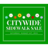 Citywide Sidewalk Sale 2015