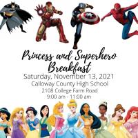 CCHS Princess and Superhero Breakfast