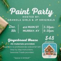 Paint Party Gingerbread House @ Granola Girls