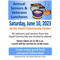 Veterans & Seniors Luncheon in Hazel