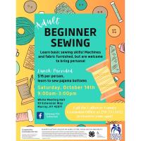 Adult Beginner Sewing
