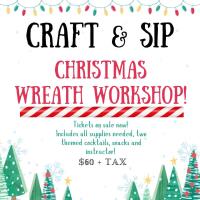 Craft & Sip Christmas Wreath Workshop @ the Keg