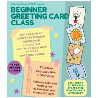 Beginner Greeting Card Class