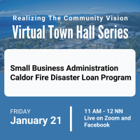 Virtual Town Hall on Small Business Administration Disaster Loan Program (Caldor Fire)