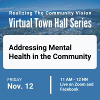 Virtual Town Hall on  Addressing Mental Health in the Community
