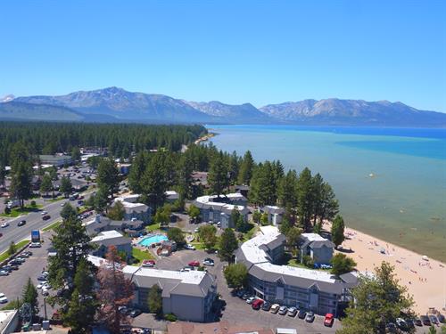 Beach Retreat & Lodge, located on the south shores of Lake Tahoe.