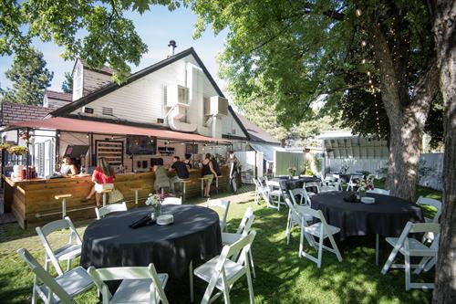 Outdoor catering garden & bar