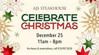 Celebrate Christmas at AJ’s Steakhouse