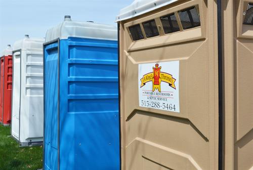 Standard and Deluxe Portable Restrooms