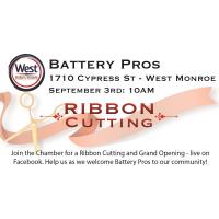 Ribbon Cutting - Battery Pros