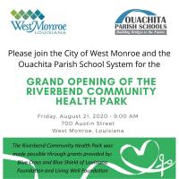 Grand Opening - Riverbend Community Health Park