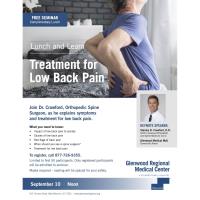 Lunch and Learn - Treatment for Low Back Pain