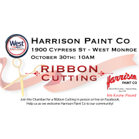 Ribbon Cutting & Grand Opening - Harrison Paint Co