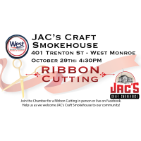 JAC's Craft Smokehouse Ribbon Cutting & Grand Opening