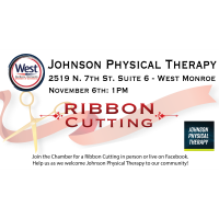 Ribbon Cutting - Johnson Physical Therapy