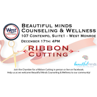 Ribbon Cutting - Beautiful Minds Counseling & Wellness