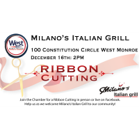 Ribbon Cutting - Milano's Italian Grill