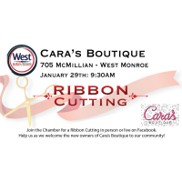 Ribbon Cutting - Cara's Boutique New Owners