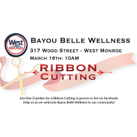 Ribbon Cutting - Bayou Belle Wellness