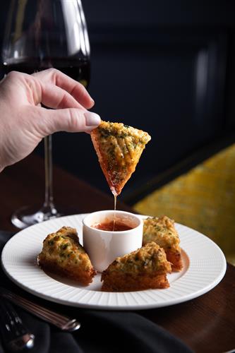 Shrimp Toast with Thai Chili Dipping Sauce