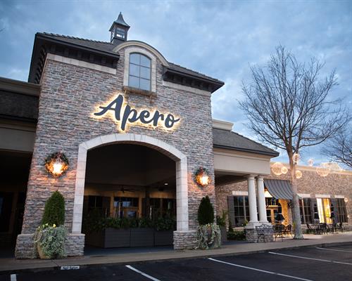 Outside of Apero Restaurant 