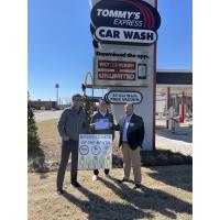 Take it to the Next Level Business Appreciation Award Given to  Tommy’s Express Car Wash