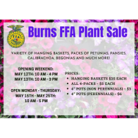 Burns FFA Plant Sale