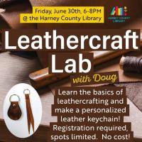 Leathercraft Lab at the Library