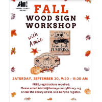 Fall Wood Sign Workshop
