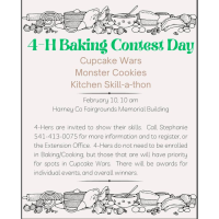 4-H Baking Contest Day