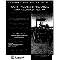 Youth Tractor Safety Education, Training & Certification