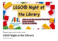 Lego Night at the Library