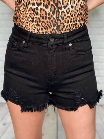 Gallery Image Black_Distressed_High_Rise_Kan_Can_Shorts_1_360x.jpg
