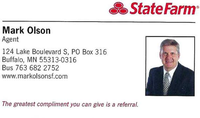 State Farm Insurance/Mark Olson