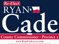 Cade, Ryan - Brazoria County Commissioner Precinct 2
