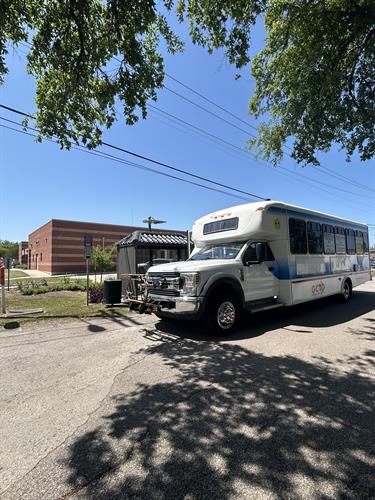 Bus Stop at Angleton City Hall