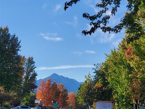 Fall Main Street Joseph Oregon