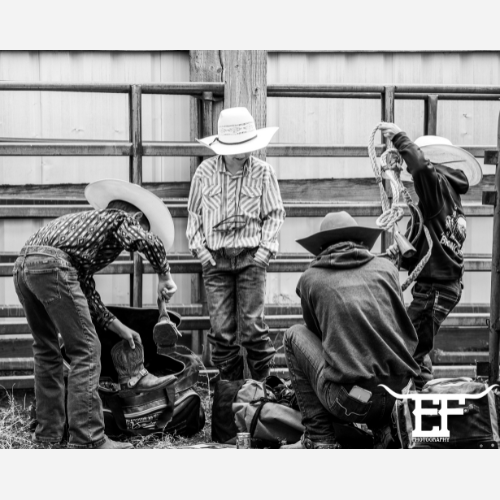 Raised in the rodeo way.