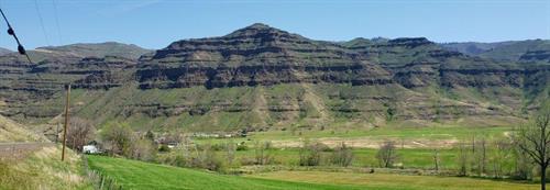 View from HWY 350 looking towards Imnaha Canyon Lodging & R.V.