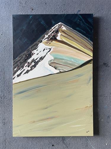 'Father's day summit' 30"X20" The other-worldly colors and unique geology on the top of Chief Joseph mountain. A 6 hour ascent was worth the scramble to experience this majestic peak.